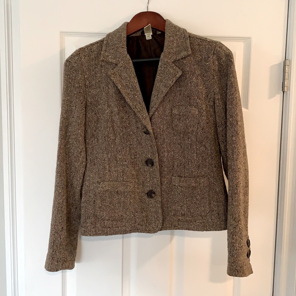 Tan Herringbone BLAZER